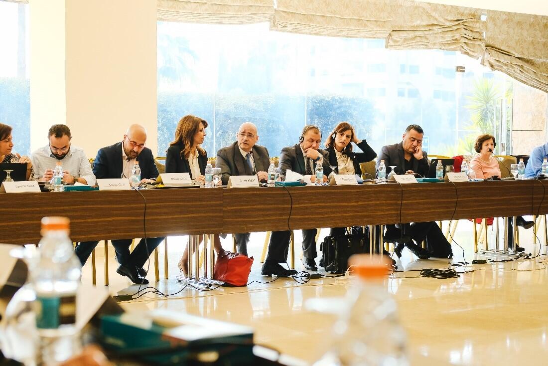 UNHCR UN Refugee Agency, The Middle East and North Africa Civil Society Network for Displacement (MENA CSND): Participants of the MENA CSND Planning Meeting during a meeting