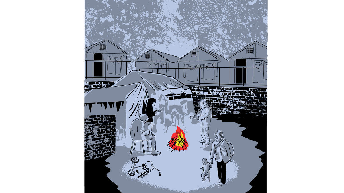 United Kingdom. Submission for the Neil Gaiman #DrawForRefugees initiative