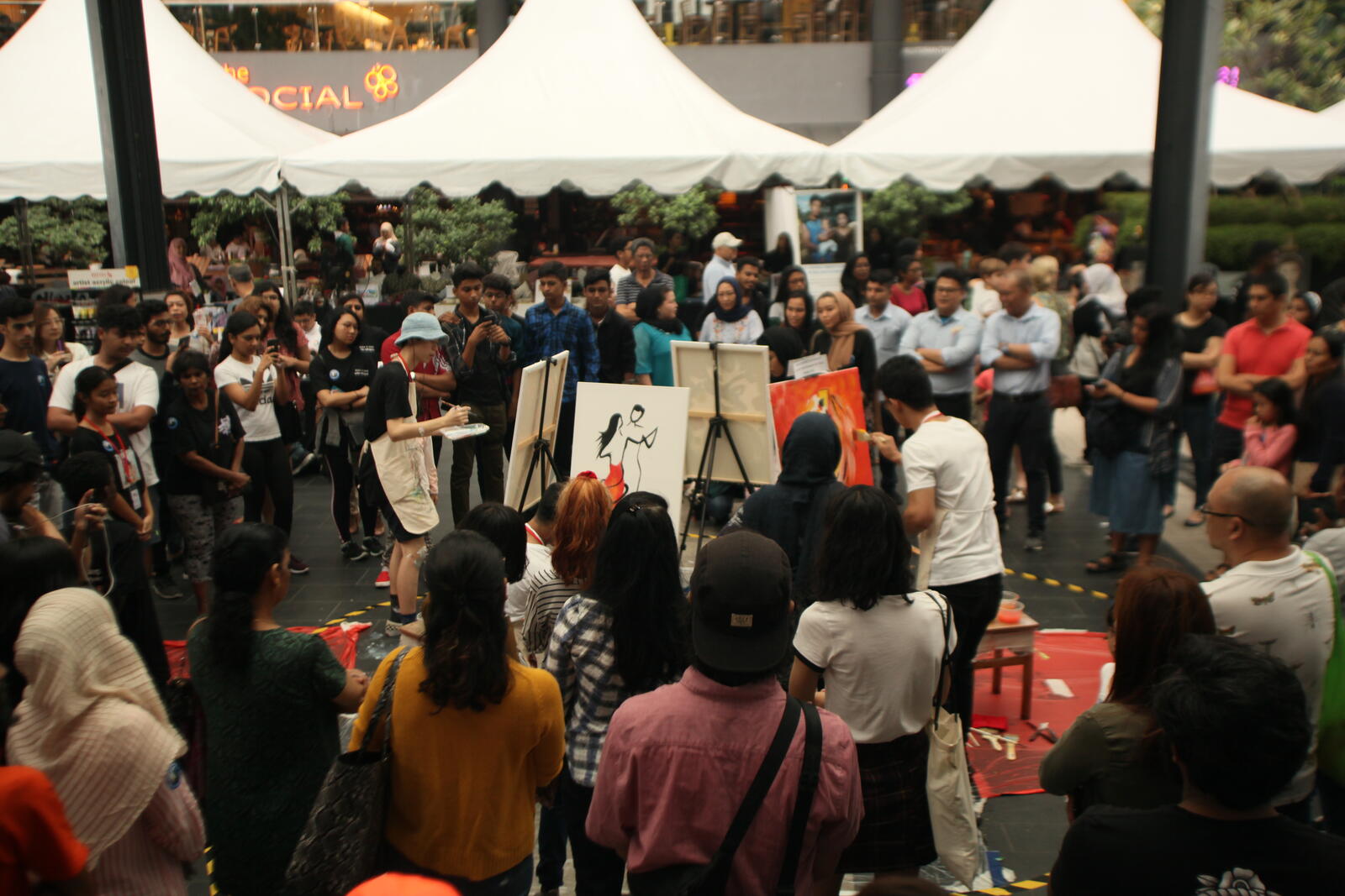 Art Battle Malaysia Competition - in Solidarity With Refugees for World Refugee Day 2019