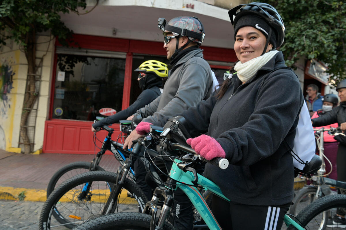 Argentina. UNHCR commemorates 2022 World Refugee Day with bike rides across the country