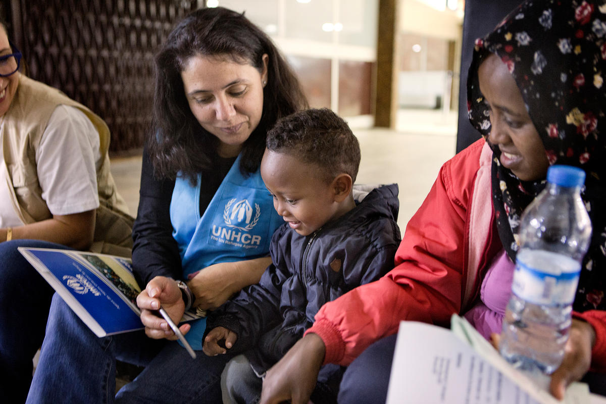 Niger. Refugees evacuated from Libya to Niger