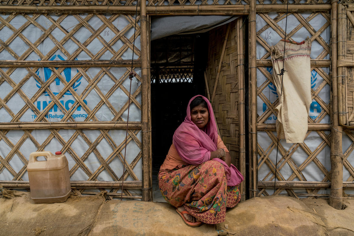 Bangladesh. Rohingya refugees in Kutapalong camp
