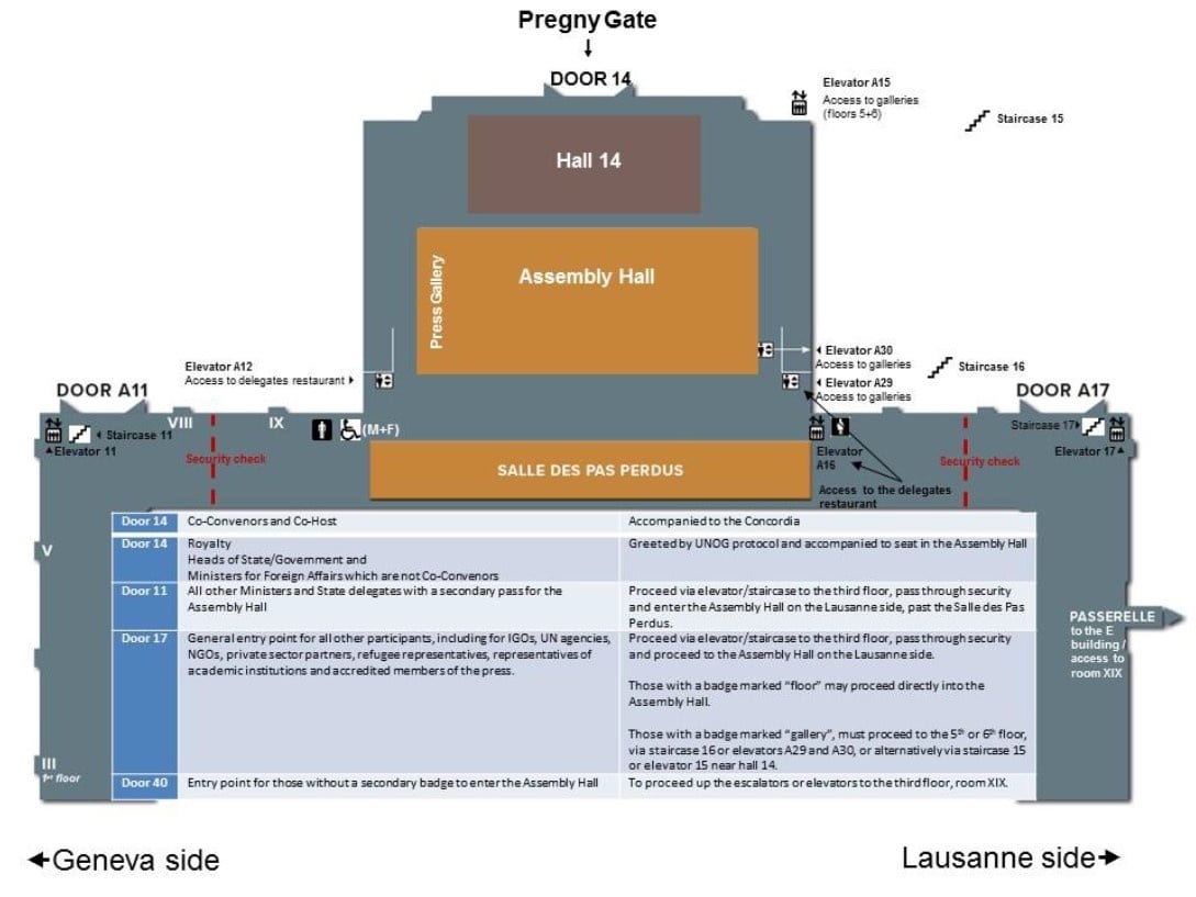 Pregny Gate at Palais des Nations in Geneva
