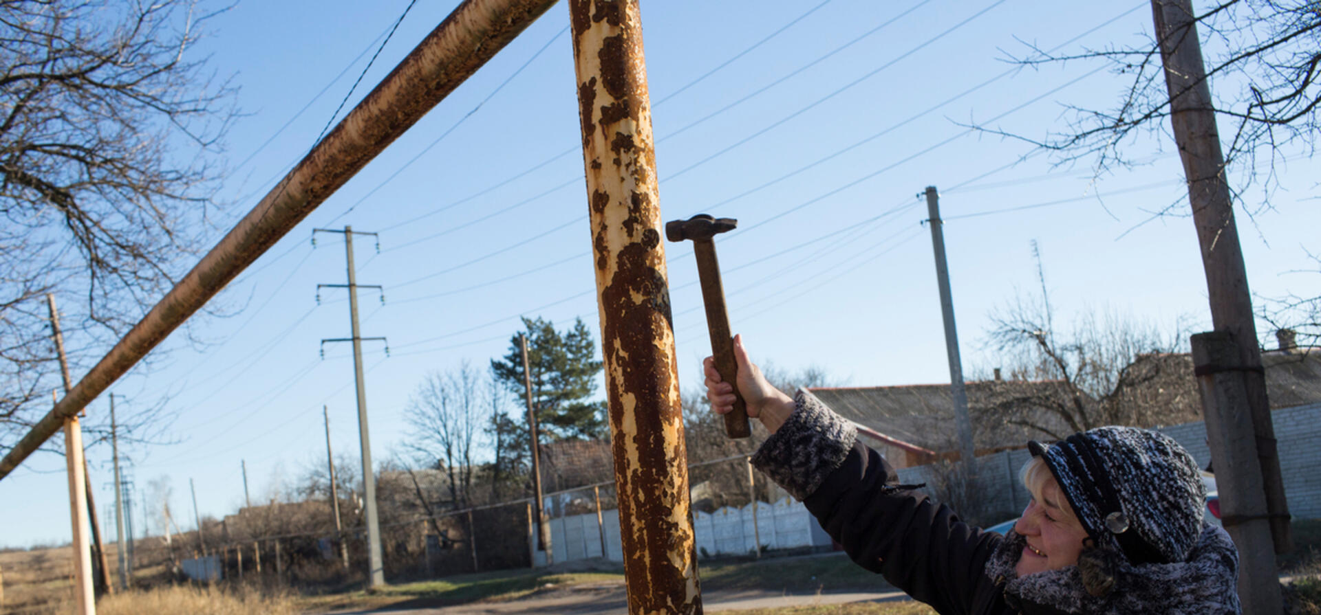 Living in limbo for months in a divided town