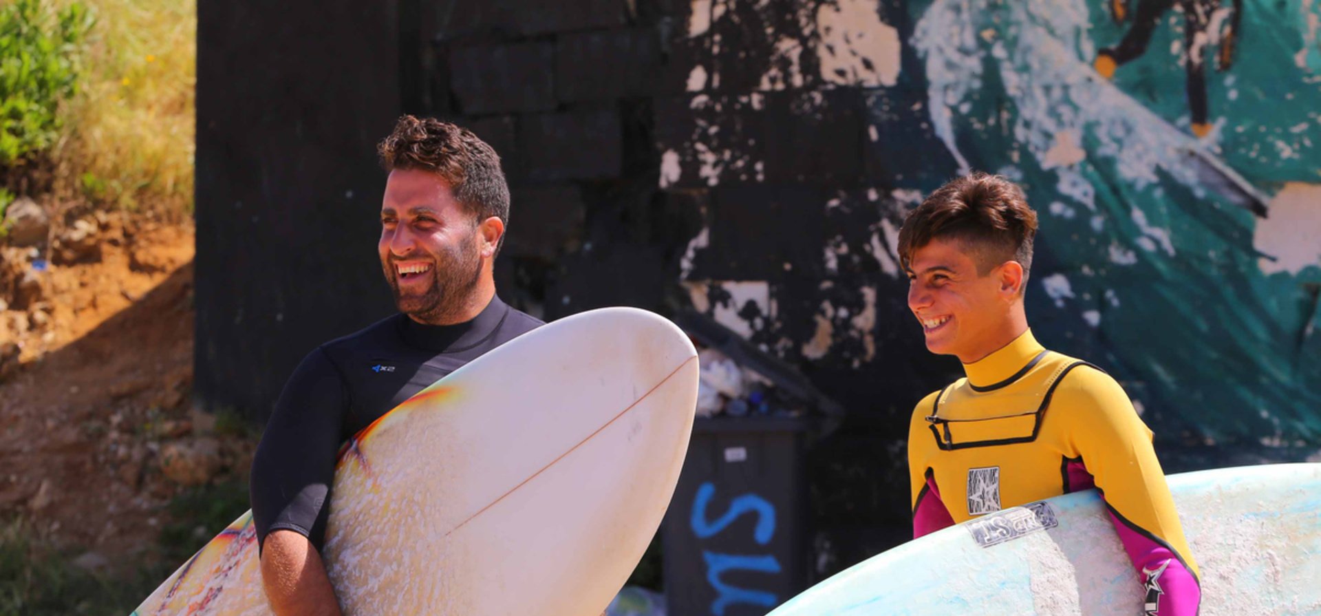 Lebanon. Syrian surfer finds refuge in the waves