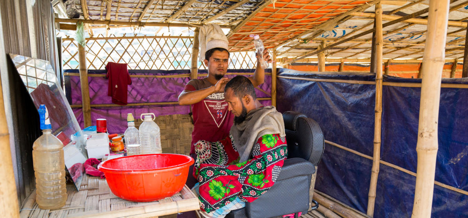 Bangladesh. Rohingya traders open for business