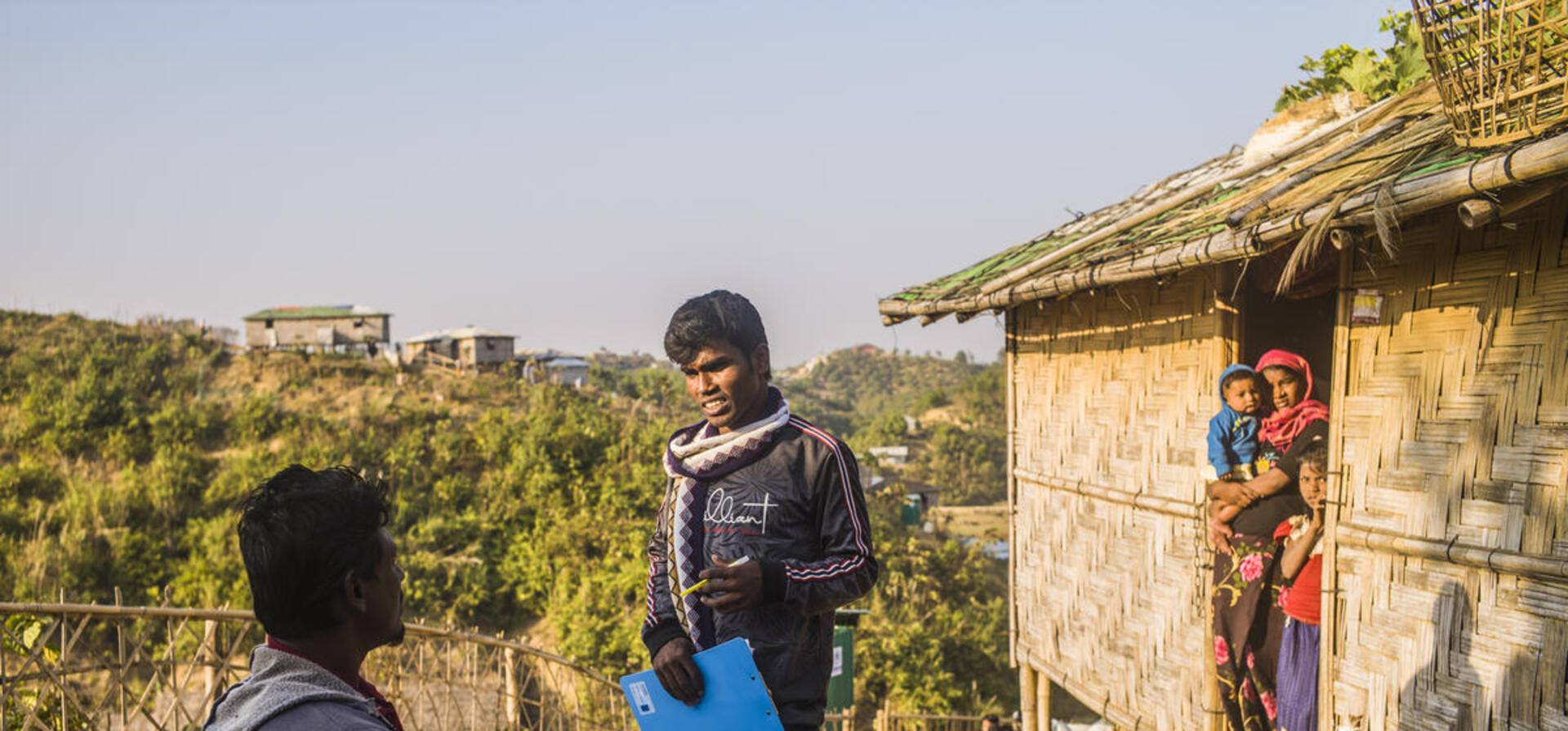 Bangladesh. Rohingya refugee in Charkmakul refugee camp, Teknaf
