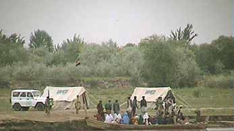 The last 105 Afghans left the Pyandj River islands along the Afghan-Tajik border on Thursday.