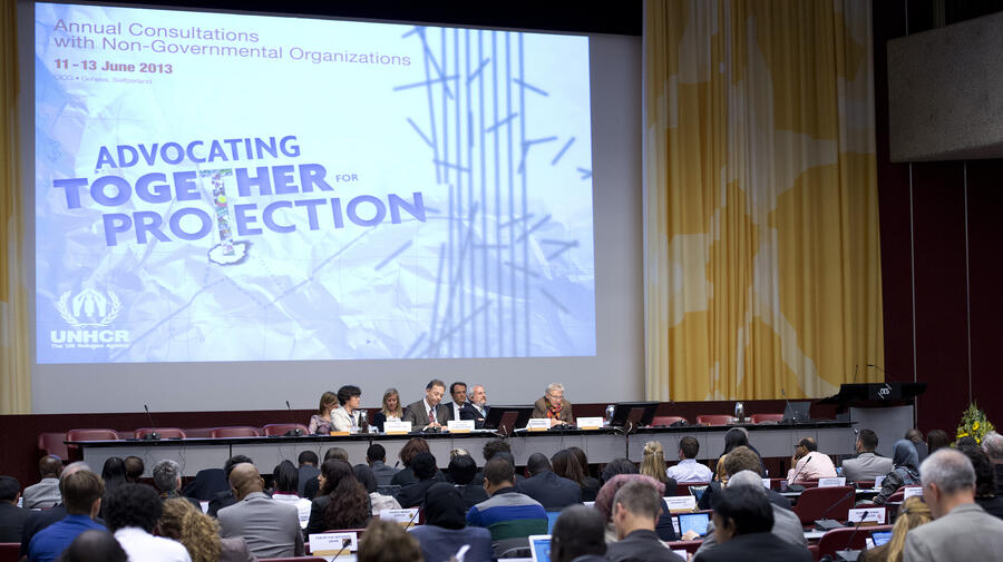 The opening of this year's annual consultations with non-governmental organizations in Geneva.