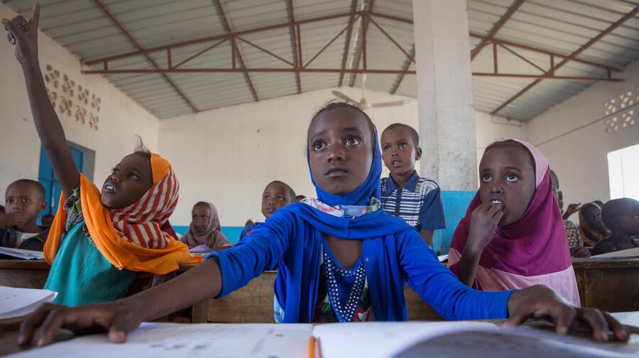 Djibouti. Education for refugees
