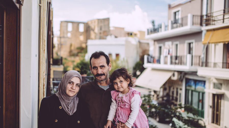 Greece. A Syrian family returns home to Crete after a century away