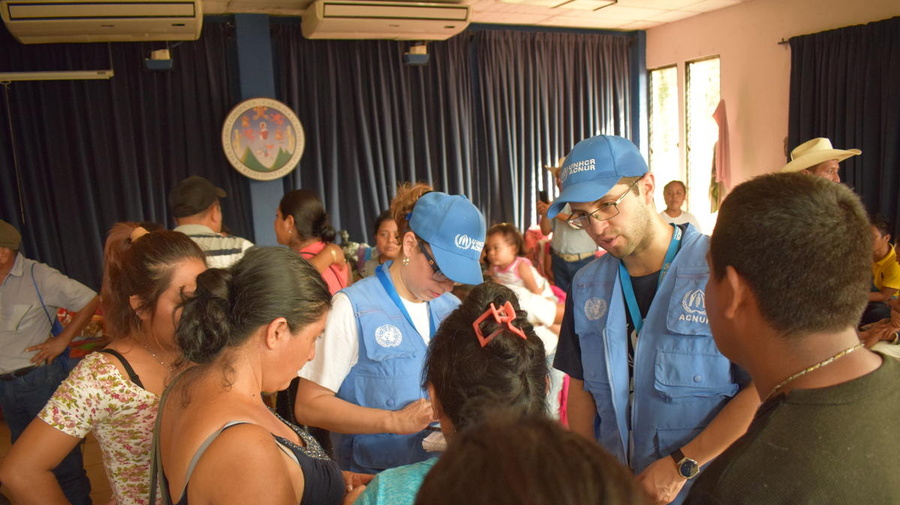 Guatemala. UNHCR response to population affected by the Volcán de Fuego eruption