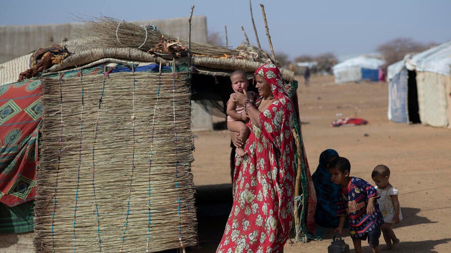 Burkina Faso. UN High Commissioner for Refugees visits Goudoubou camp