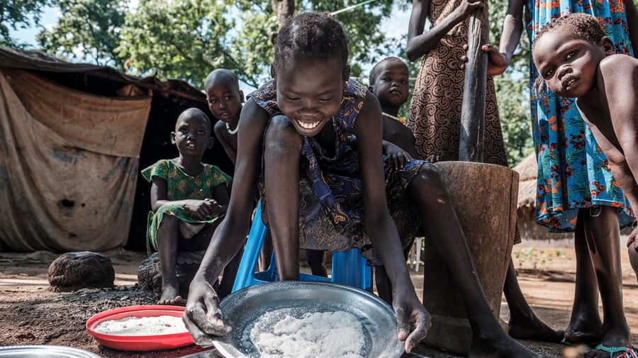 Ethiopia. Young South Sudanese refugees desperate to access education