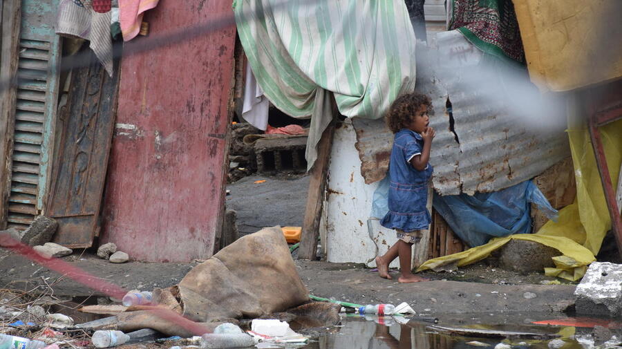 Yemen. Heavy rain and floods affect displaced families in Aden