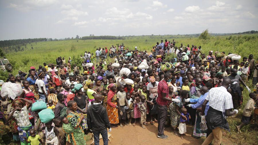 Uganda. Seeking safety over the border