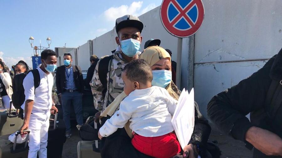 Libya. UNHCR resumes life-saving evacuation flights from Libya  to Rwanda for the first time in nearly a year