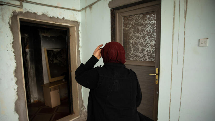 Libya. UNHCR helps libyan woman in returning  home