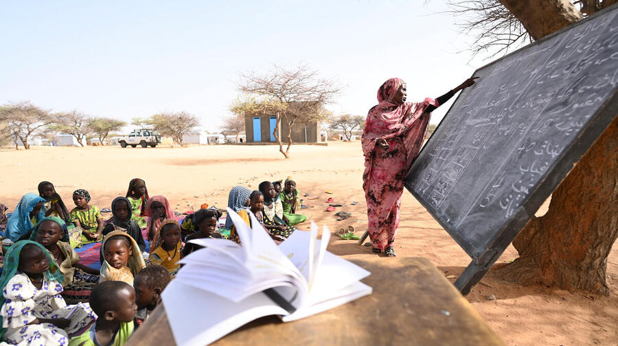 Chad. Sudanese graduate teacher hopes for chance to continue her studies