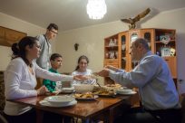 A traditional Syrian dinner in Lithuania