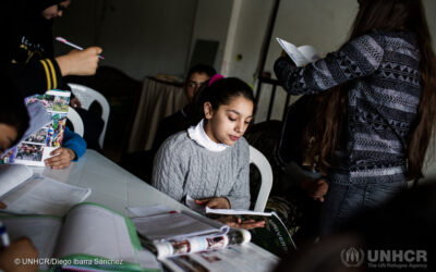 Jungtinių Tautų Vyriausiojo pabėgėlių komisaro biuro ataskaitoje pabrėžiama pabėgėlių vaikų švietimo krizė