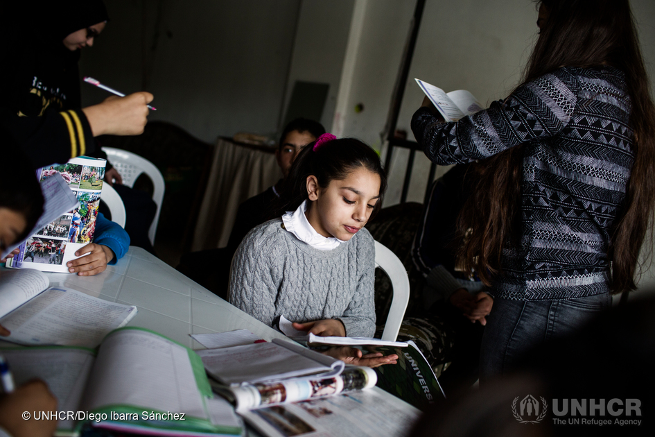 UNHCR-rapport visar en utbildningskris för flyktingbarn