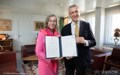 Sverige tecknar rekordstort finansieringsavtal på 400 miljoner USD med UNHCR