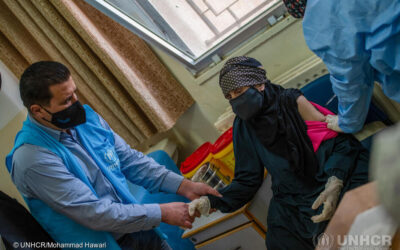 UNHCR uppmanar till inkludering av flyktingar i vaccinationsplaner