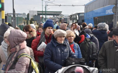 Pranešimas žiniasklaidai: Per savaitę Ukrainą paliko 1 mln. pabėgėlių