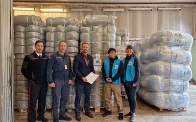 UNHCR supports Latvia and Lithuania with relief items for temporary accommodation of refugees from Ukraine