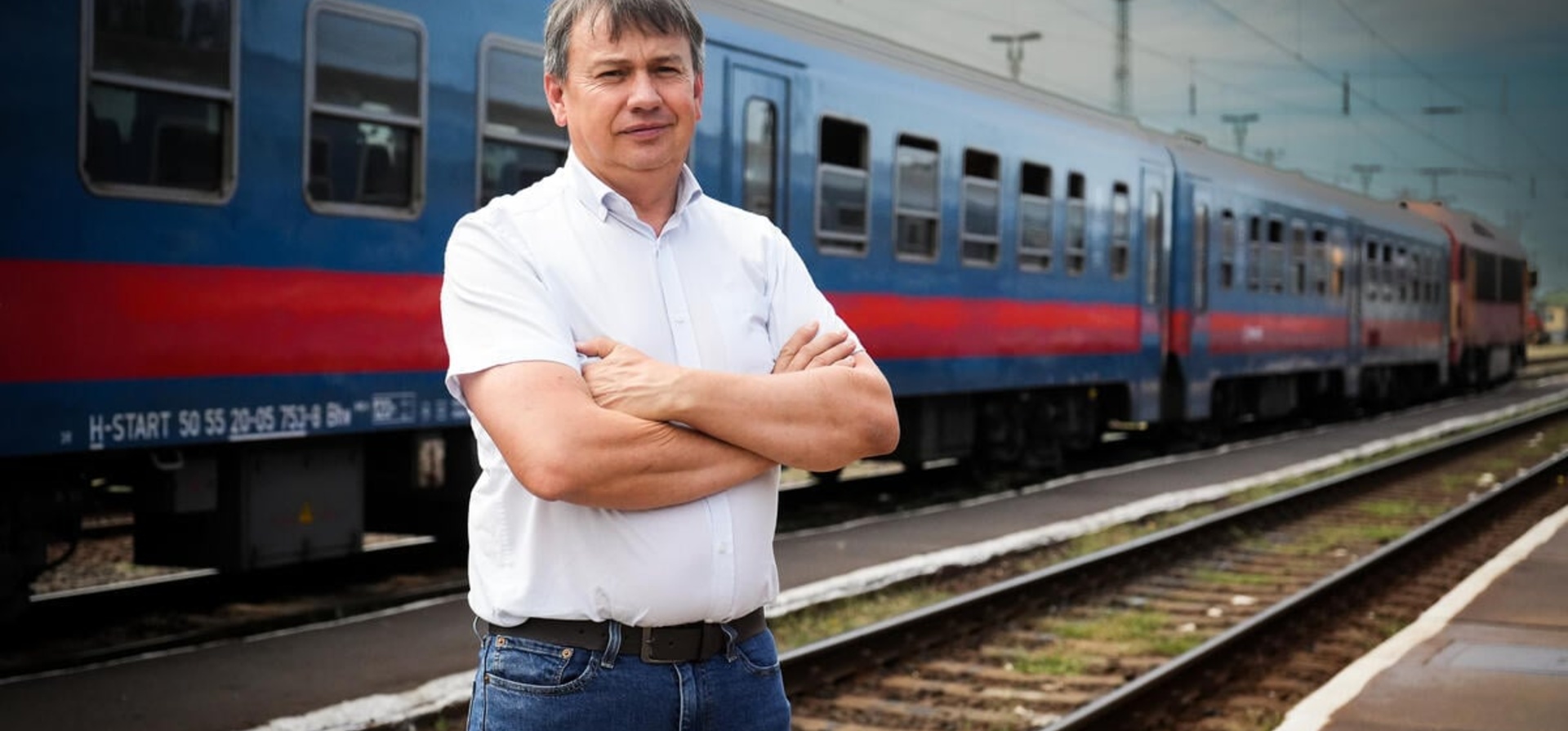 László Helmeczi, mayor of Záhony, a border town between Hungary and Ukraine.