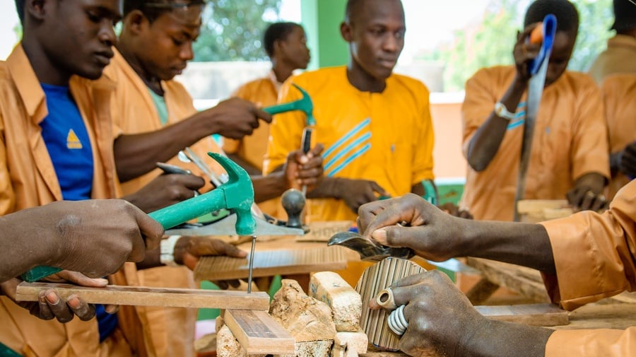 Refugees returnees participating in livelihood activities supported through UNHCR and its partners in Nigeria. ©Juniees Visual