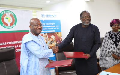 ECOWAS and UNHCR signed an agreement to strengthen refugee protection and address internal displacements in West Africa