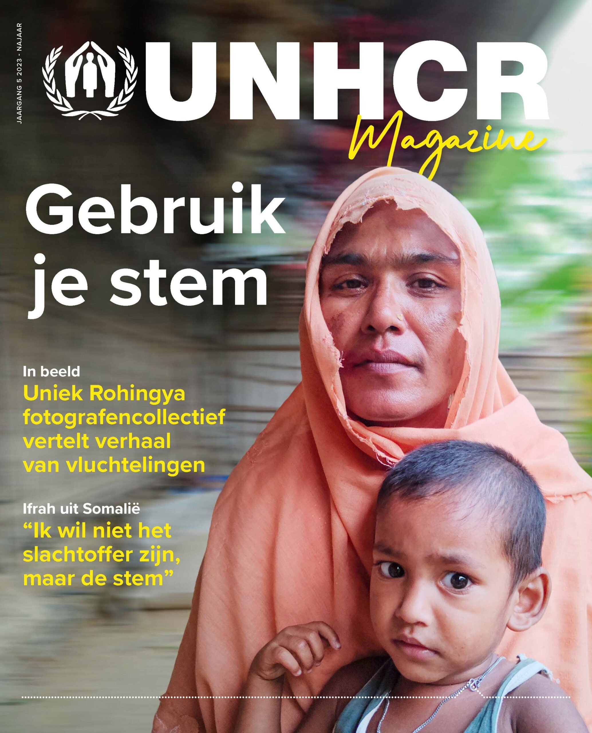 Cover UNHCR magazine najaar 2023