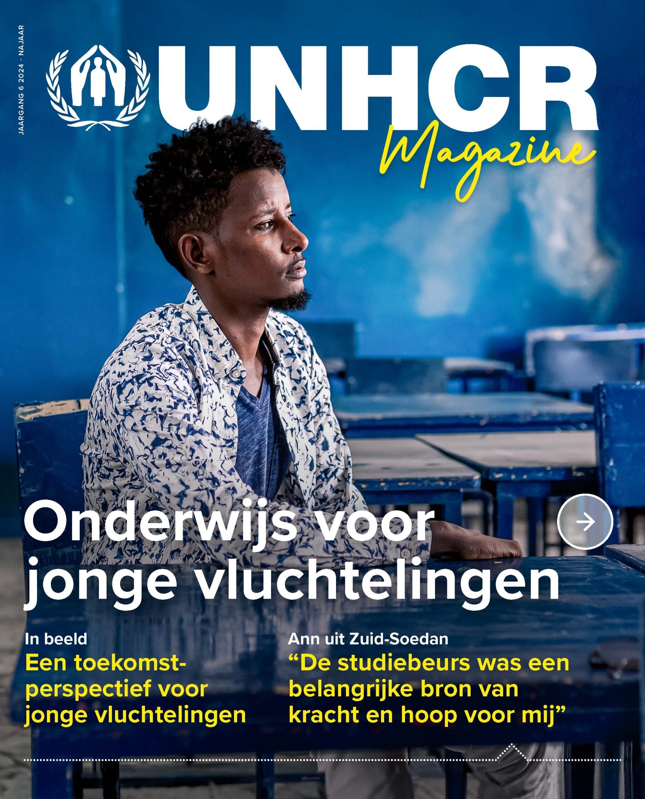 Cover UNHCR magazine najaar 2024