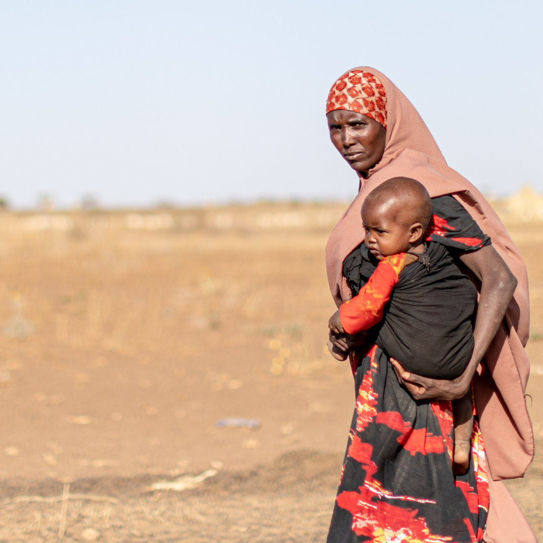 Woman with baby