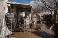 Vluchtelingenkampen in Libanon verwoest door winters weer
