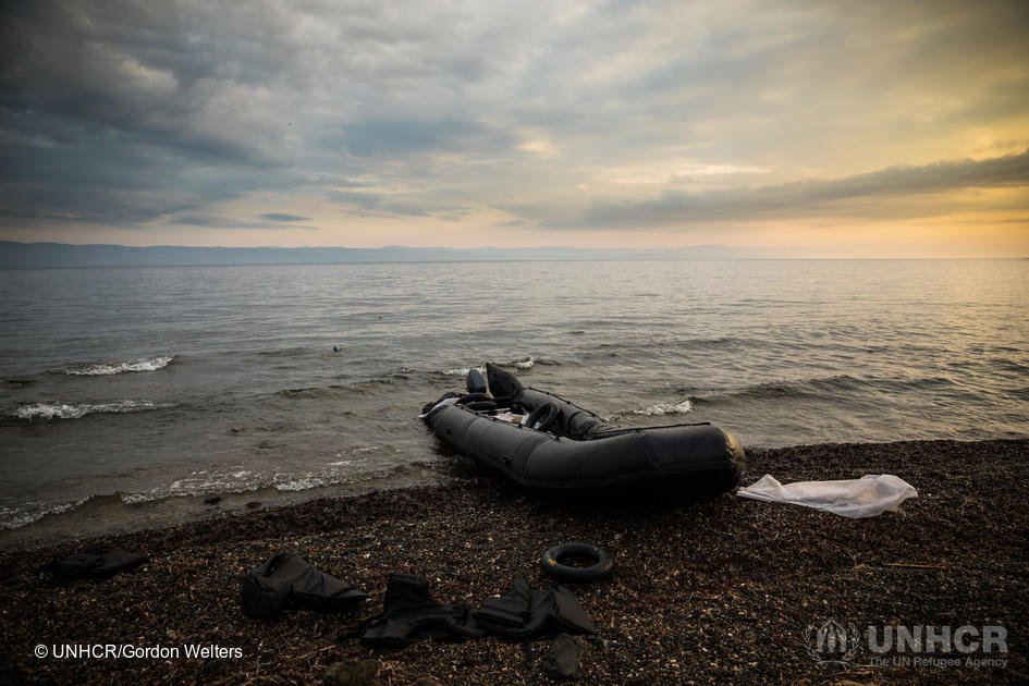 Griekenland. Vluchtelingen aangekomen op Lesbos verdrievoudigden in augustus en september 2019. © UNHCR/Gordon Welters