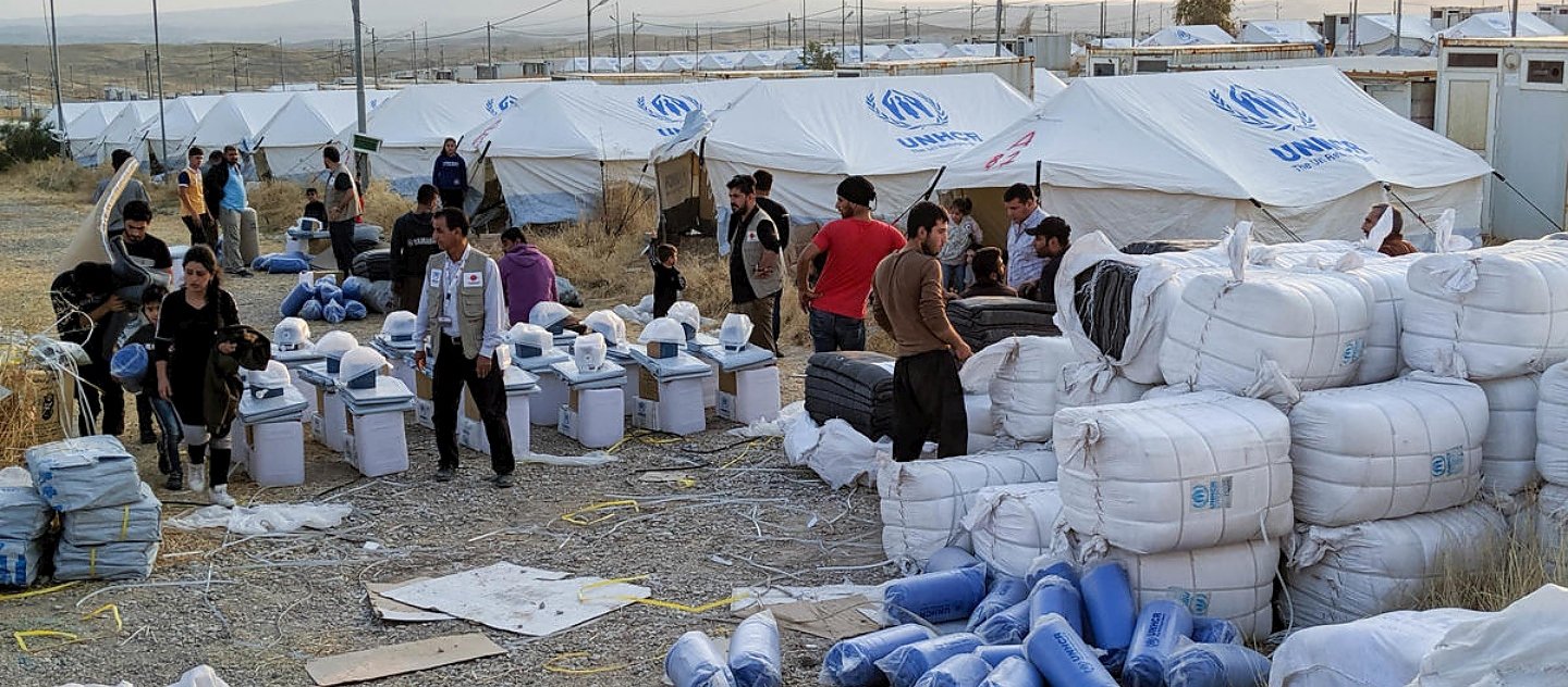 Meer dan 15.500 Syrische vluchtelingen naar Irak, humanitaire behoeften in Syrië nemen toe. © UNHCR/Hossein Fatemi
