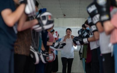 Jezidi-vrouwen boksen hun weg naar herstel 