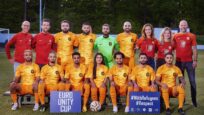 Oranje-team klaargestoomd voor EK voor vluchtelingen, georganiseerd door UEFA en UNHCR