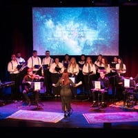 Glädjekören, a choir formed of people with refugee backgrounds perform a song about exile ©Ivanna Stytsun