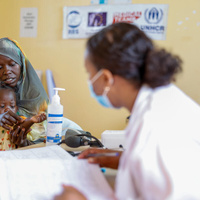 Ethiopia.  Routine Health Monitoring Safeguards Refugee Children in Ura