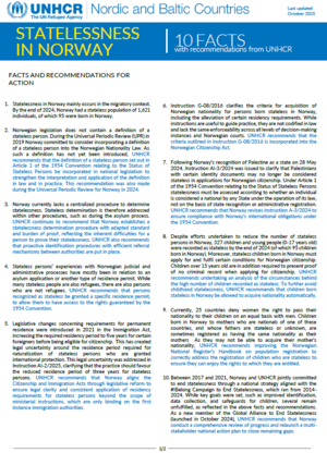 Front page of the Statelessness factsheet
