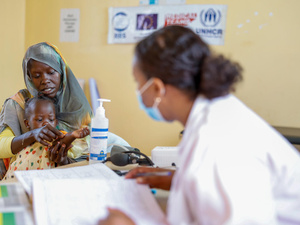 Ethiopia.  Routine Health Monitoring Safeguards Refugee Children in Ura
