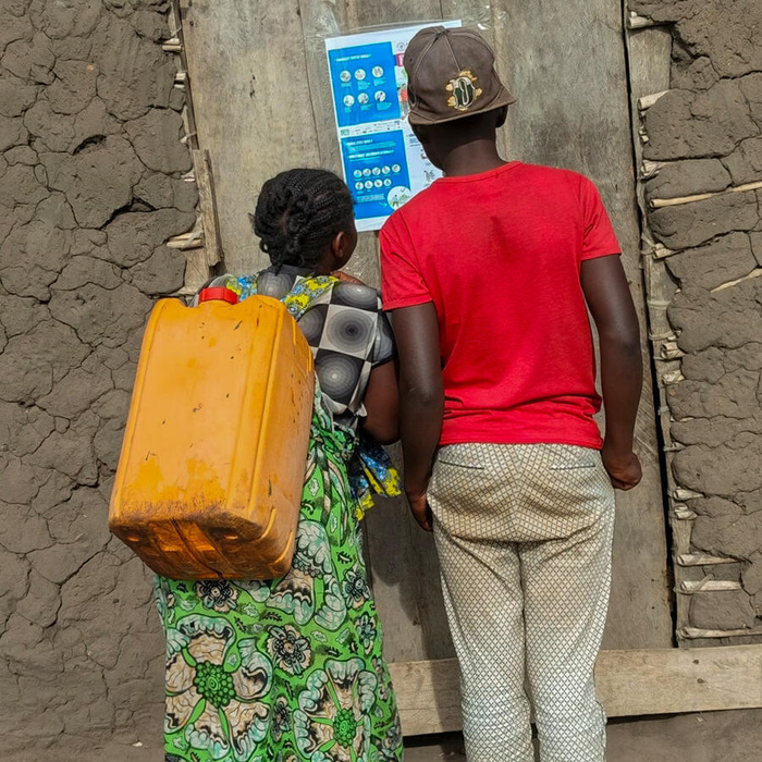 Democratic Republic of Congo. UNHCR teams are fighting Ebola through prevention and sensitization activities in IDP sites