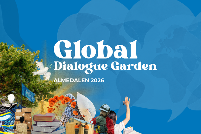 Global Dialogue Garden at Almedalen Week