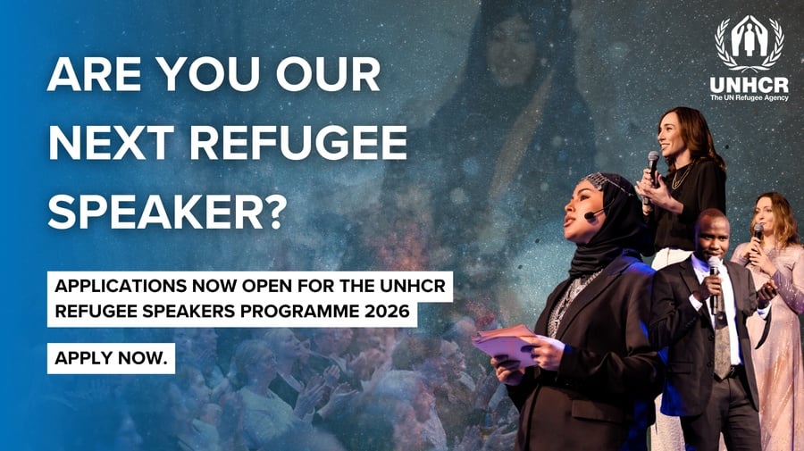 Participants of the Refugee Speakers Programme 2025 told their stories during Pass the Mic @ Maxim Teatern.