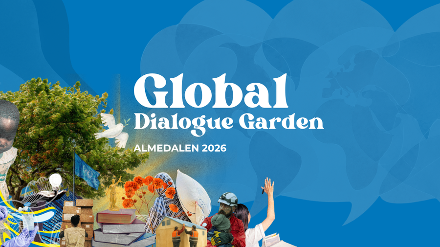 Global Dialogue Garden at Almedalen Week