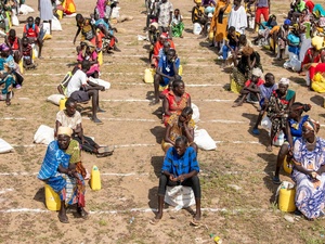 Kenya. Food and relief items distributed during COVID-19 global pandemic